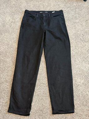 Old Navy High-Rise Wow Loose Jeans Black - Size 12 Tall